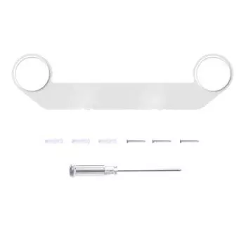 Настенный кронштейн для хранения игровой консоли, стойка для хранения, экономящая место, простая в установке, кронштейн для контроллера игровой консоли для PS5 Portal белый