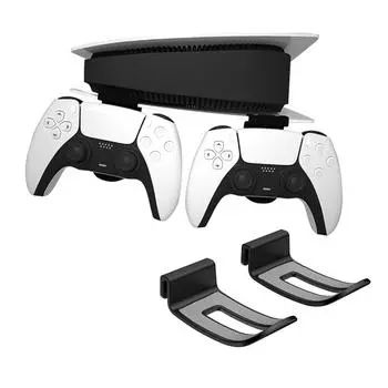 Настенный кронштейн для игровой приставки, полка для хранения, кронштейн, подставка для игровых контроллеров, держатель для наушников