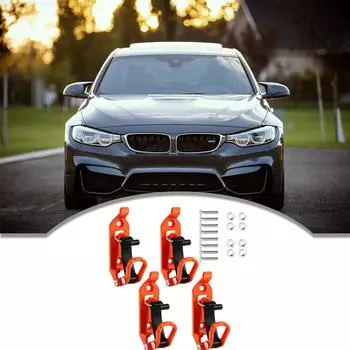 Настенный кронштейн для крепления инструмента с длинной ручкой, багажник на крышу, быстросъемный держатель топора, комплект для крепления автомобильных аксессуаров, зажим для держателя лопаты красный