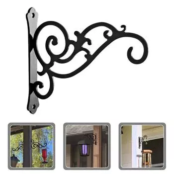 Настенный кронштейн для растений, крючок, устойчивый кронштейн для цветочного горшка, многоразовый для дома M