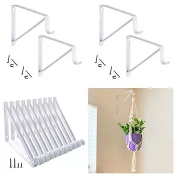 Настенный кронштейн для штанги для шкафа Нержавеющий Устойчивый к коррозии Прочная несущая способность Простая установка Прочный кронштейн для полки для шкафа с комплектом винтов золотистый