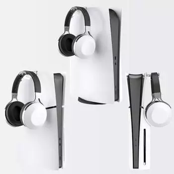 Настенный кронштейн Yousheng, подставка для наушников, прочная, несущая, простая установка, прозрачный акриловый кронштейн для наушников для PS5/PS5 Slim чистый