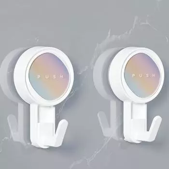 Настенный крючок без удара на присоске, новый Stye, вакуумная адсорбция Hoo, дверь в ванную, кухонная вешалка, крючки, аксессуары для домашнего хранения