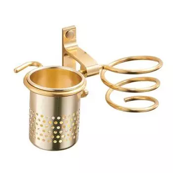 Настенный крючок для хранения фена, многофункциональная полка для свободной перфорационной стойки серебряный