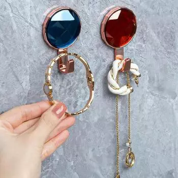 Настенный крючок для искусственного камня, самоклеящийся, современный, бесследный, прочный, несущий нагрузку, вешалка для одежды, полотенца, ванная комната, кухонные принадлежности