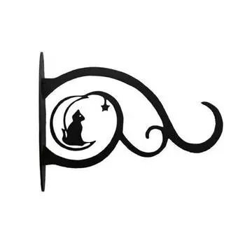 Настенный крючок для кашпо, металлическая вешалка, растение для подвешивания кормушек для птиц, колокольчиков, фонарей