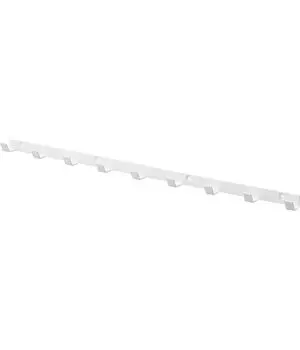 Настенный крючок для крепления доски Yamazaki Jitsugyo с пинцетом и шурупами, совместимый со стенами из гипсокартона W60, белый W60 x D3 x Smart Wall Hanger Настенный крючок для подвешивания белый