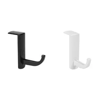 Настенный крючок для крепления гарнитуры для наушников для домашнего офиса и геймера (черный)