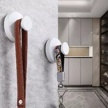 Настенный крючок для венка на присоске Yousheng, грузоподъемность 3 кг, нержавеющая сталь, простая установка, крючок для полотенца, дверная вешалка