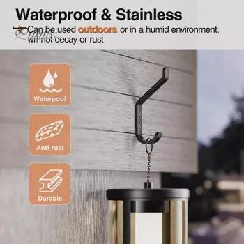 Настенный крючок для вешалки для шляп Прочная несущая способность Устойчива к ржавчине Простая установка Дугообразный дизайн Универсальное использование Крючок для одежды 4pcs