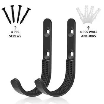 Настенный крючок, грузоподъемность 30 фунтов, устойчив к коррозии, прост в установке, полотенца для ванной серебряный