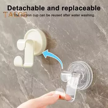 Настенный крючок с присоской, вешалка для раковины, прочная, несущая, водонепроницаемая, стеллаж для хранения раковины, экономящий место, крючок для душа
