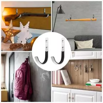 Настенный крючок Yousheng, грузоподъемность 30 фунтов, устойчив к коррозии, прост в установке, вешалка для полотенец, халатов, крючок для хранения серебряный