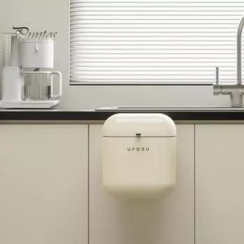 Настенный кухонный мусорный бак с крышкой, большой емкости, прочный, несущий нагрузку, подвесной кухонный мусорный бак, мусорный бак B