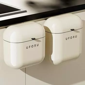 Настенный кухонный мусорный бак с крышкой, большой емкости, прочный, выдерживающий нагрузку, подвесной кухонный D