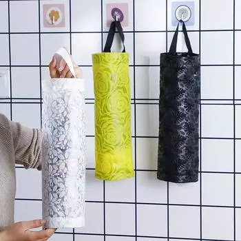 Настенный мешок для хранения всякой всячины Подвесной органайзер для мусора Аксессуары Диспенсер для мусорных мешков Разное