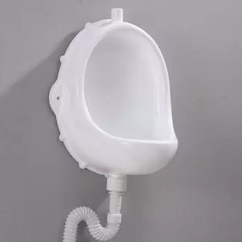 Настенный мужской писсуар со шлангом, брызгозащищенный. Простая установка. Многоразовый писсуар для временной строительной площадки. Безводный писсуар.