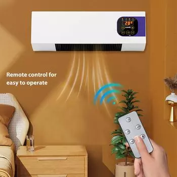 Настенный нагревательный прибор Nature Warm Wind 110/220 В EU US PLUG Компактный настенный электрический обогреватель двойного назначения для спальни us
