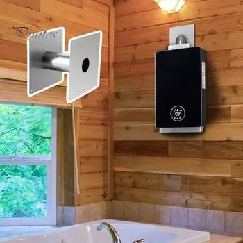 Настенный наконечник из нержавеющей стали, высокопрочный, устойчивый к коррозии, настенный наконечник, аксессуары для обогревателя Camplux серебряный