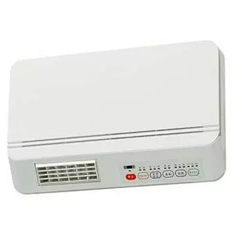 Настенный обогреватель Yamazen для гардеробной с теплым воздухом, переключение между теплым воздухом и вентилятором, дистанционное управление, функция фена, таймер выключения, белый DFX-RJ12(W)