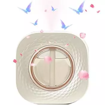 Настенный очиститель воздуха с 3 передачами, регулируемый диффузор эфирных масел, автоматическое включение/выключение, автоматический ароматерапевтический диффузор для ванной комнаты и автомобиля белый