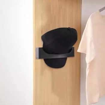 Настенный органайзер для бейсбольной кепки, прочный, без сверления, устанавливается на дверь шкафа белый