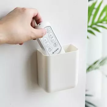 Настенный органайзер многофункциональный бесследный органайзер для ванной комнаты пульт дистанционного управления чехол для телевизора переменного тока держатель мобильного телефона apricot