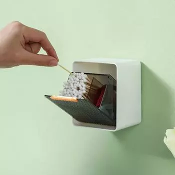 Настенный органайзер, откидной ящик для хранения, бесдырокольная самоклеящаяся коробка для хранения мелких предметов, многофункциональный органайзер, ящик для хранения 95x70x110M