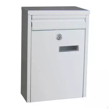 Настенный почтовый ящик, держатель для газет, металлический почтовый ящик большой емкости, подвесной почтовый ящик белый