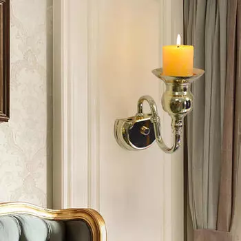Настенный подсвечник, подсвечник, прочные подарки на день рождения, нержавеющие украшения для дома, элегантные для