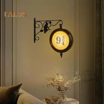 Настенный подвесной ночник 9 , регулируемый цвет света, пульт дистанционного управления, светодиодная лампа, настенный кронштейн, ночник, подарок для любителей американских фильмов на 20-летие 3W