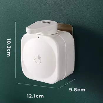 Настенный прессованный флакон для мыла для рук, раковина для ванной комнаты, дозатор мыла для ванной, дозатор лосьона для ванной комнаты one size