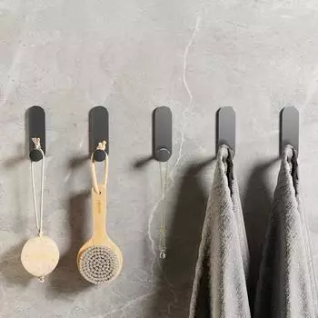 Настенный прочный самоклеящийся крючок, кухонный крючок для одежды, входная дверь, подвесной крючок для одежды, настенный крючок для шляпы, крючок для гардероба