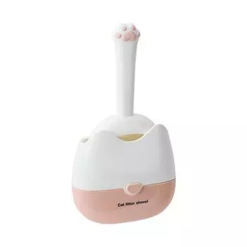 Настенный просеиватель песка для домашних животных Пластиковая лопатка для кошек Практичный совок для кошачьего туалета Дом