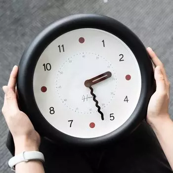 Настенный простой и удобный милый пончик пылезащитный прозрачный волновой указатель идеально подходит в качестве подарка или украшения для нового диаметра толщина черный