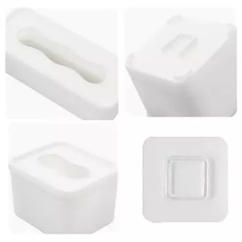 Настенный ящик для хранения масок, контейнер для хранения мусорных мешков, пластиковая пленка, диспенсер для перчаток, органайзер для кухонного шкафа, ящик для хранения 9*9*4.7cm