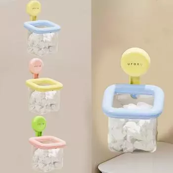 Настенный ящик для хранения на присоске, водонепроницаемая полка для ванной комнаты, ящик для хранения зубных щеток, кухня синий