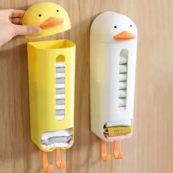 Настенный ящик для хранения нижнего белья, шкаф, трусики, носки, органайзер, нет необходимости, перфоратор, домашний мешок для мусора, диспенсер, коробки для гостиной жёлтый