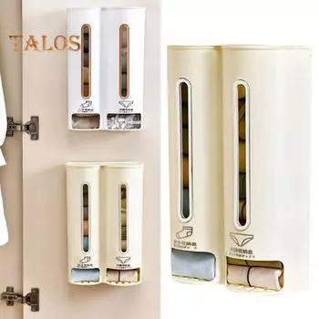 Настенный ящик для хранения носков, большая вместимость, пылезащитный, простой в установке, многофункциональный подвесной ящик для хранения нижнего белья