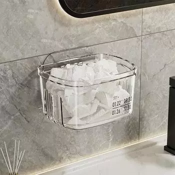 Настенный ящик для хранения в ванной комнате Универсальная настенная система хранения Эффективный ящик для хранения и организации B