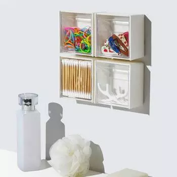 Настенный ящик для хранения ватных палочек, органайзеры для ванной комнаты, самоклеящийся держатель для ватных шариков, диспенсер для ватных дисков для дома