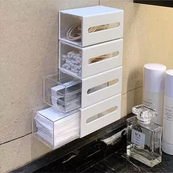 Настенный ящик для хранения вещей для домашнего офиса, всякая всячина, зажимы, шпильки, мелкие предметы, ящик, сортировочный органайзер, стеллаж для ванной комнаты, полка