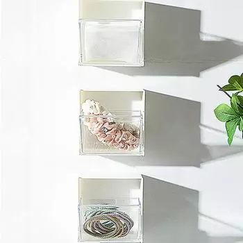 Настенный ящик для хранения вещей Пылезащитный кейс для хранения Организация домашнего хранения