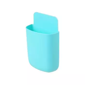 Настенный ящик для хранения зарядного устройства для мобильного телефона Бесследный липкий ящик для дистанционного управления