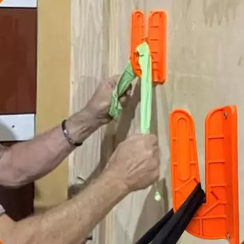 Настенный резак для ткани, легко режущий ткань, быстрая установка, многофункциональный резак для ткани оранжевый