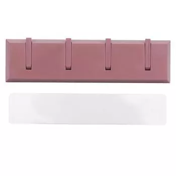 Настенный ряд крючков для дырокола, держатель для ключей, вешалка для шляп, настенный декор для ванной комнаты(Тёмный лосось )