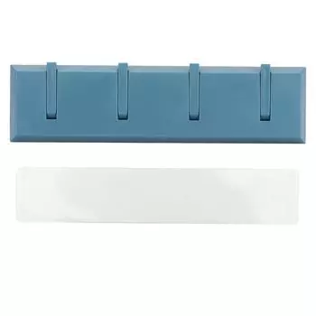 Настенный ряд крючков для дырокола, держатель для ключей, вешалка для шляп, настенный декор для ванной комнаты(Темно-синий ) темно-синий