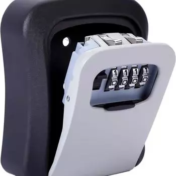 Настенный сейф для ключей с кодовым замком с 4-значной комбинацией - сейф для ключей, сейф с общим ключом, замковый ящик с внешним одобрением - сейф для ключей,