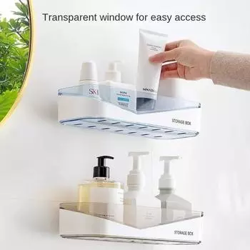 Настенный шкаф для хранения в ванной и туалете, многофункциональная полка для унитаза, без ударов, органайзер над стойкой для унитаза Big