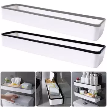 Настенный шкаф для хранения в ванной комнате, стойка для туалета без перфорации, органайзер для полки над туалетом, полка для туалета без сверления Grey